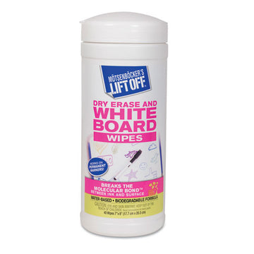 Motsenbocker's Lift-Off® Dry Erase Cleaner Wipes, Cloth, 7 X 12, 40-canister, 6 Canisters-carton freeshipping - TVN Wholesale